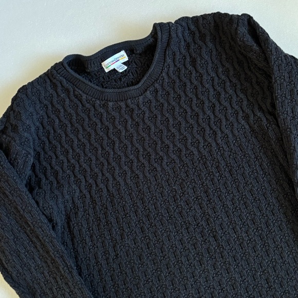 Cotton Country Textured Chunky Knit Pullover Sweater Size - Picture 5 of 13